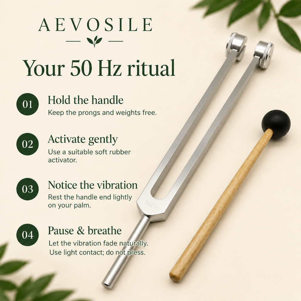 50 Hz Weighted Tuning Fork