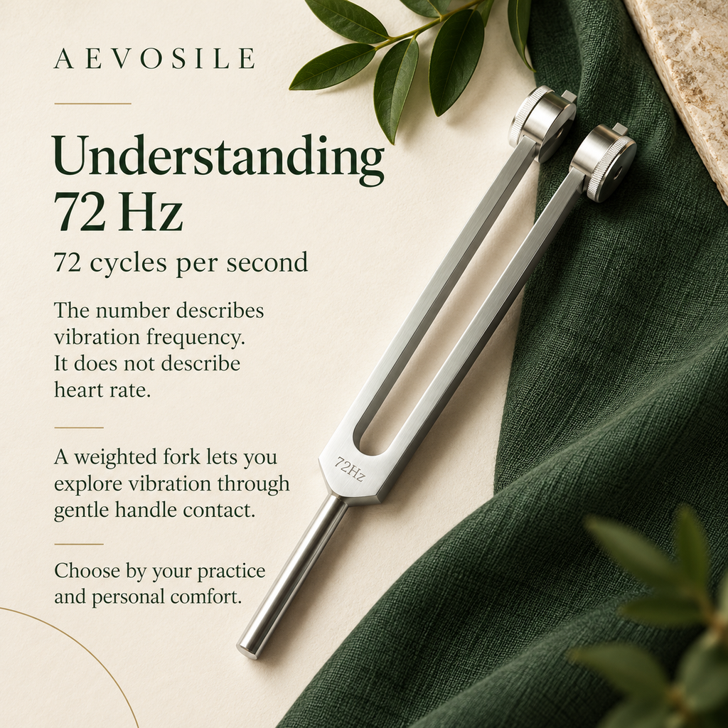 72 Hz Weighted Tuning Fork