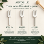 Angelic Tuning Fork Set — 4096 / 4160 / 4225 Hz