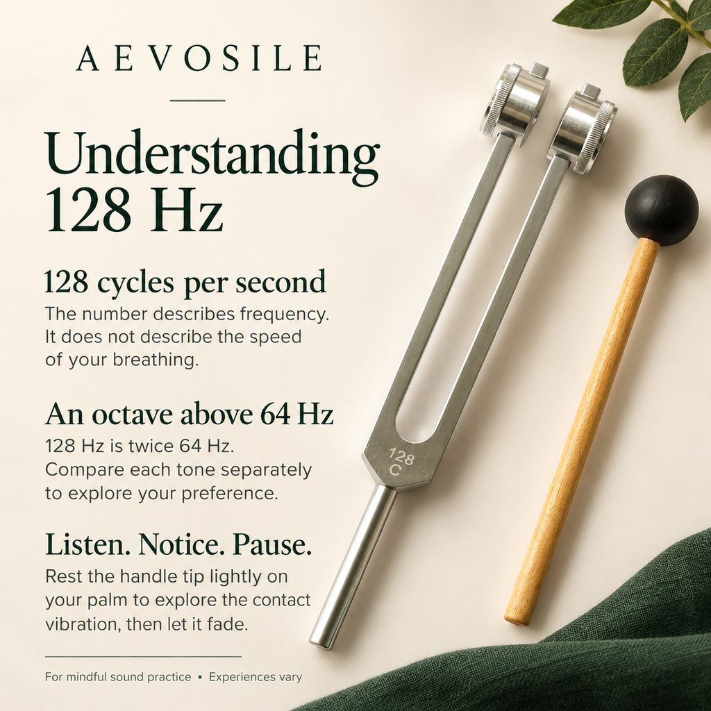 128 Hz Weighted Tuning Fork