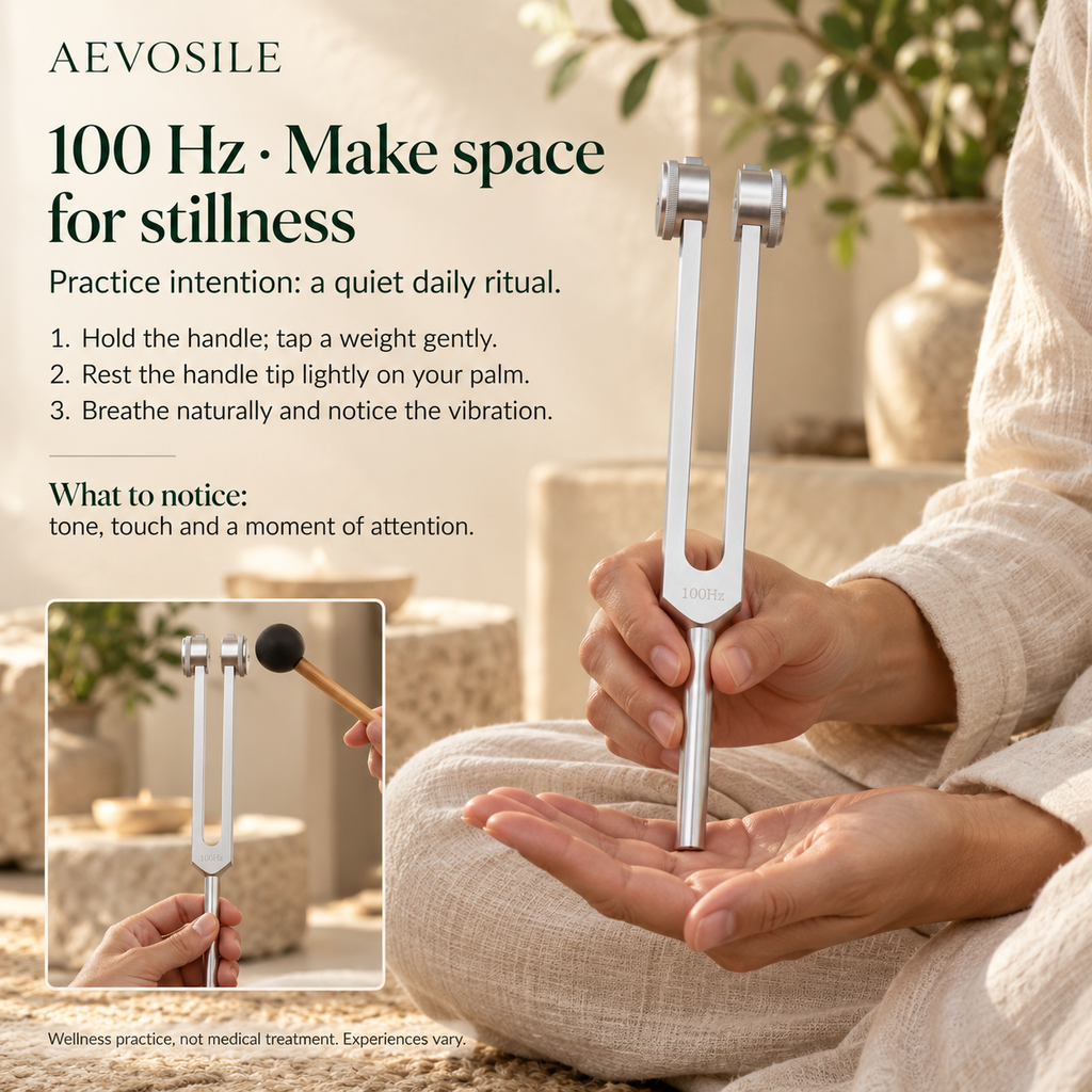 100 Hz Weighted Tuning Fork