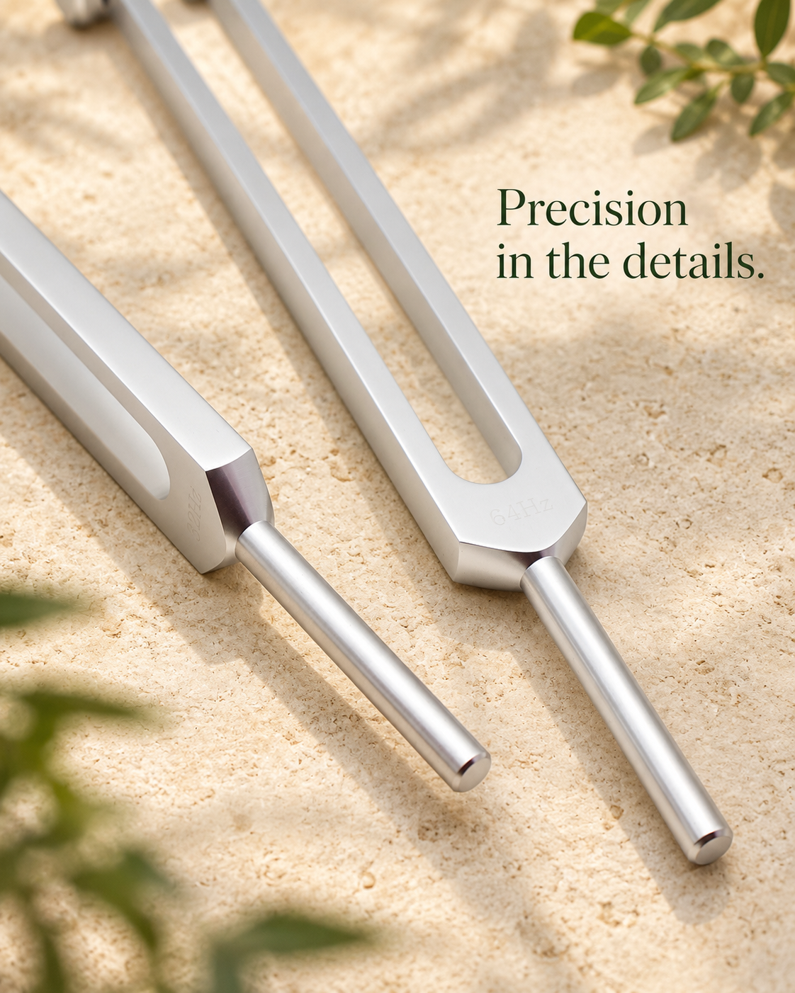 32 / 64 / 128 Hz Weighted Tuning Forks