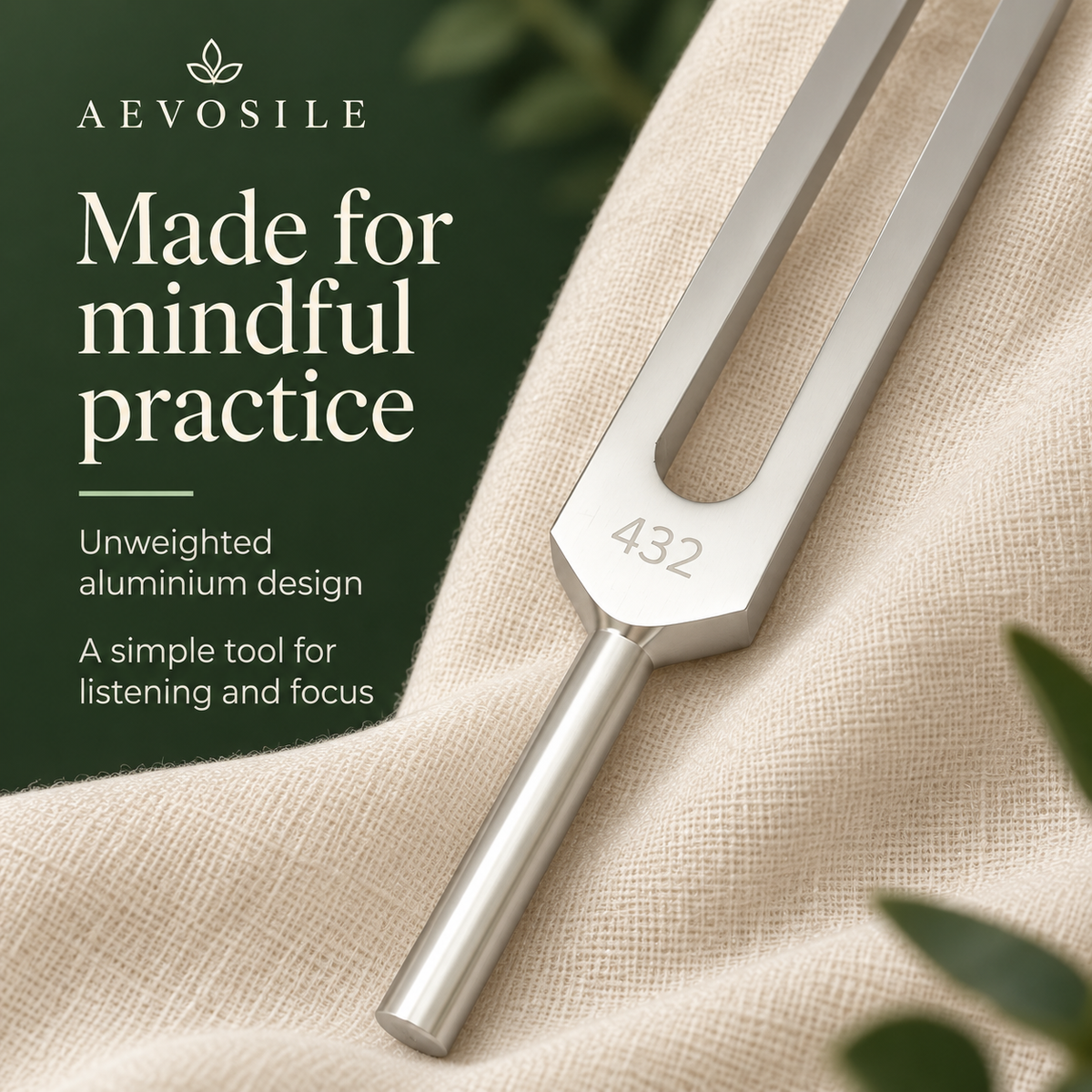 432 Hz Unweighted Tuning Fork