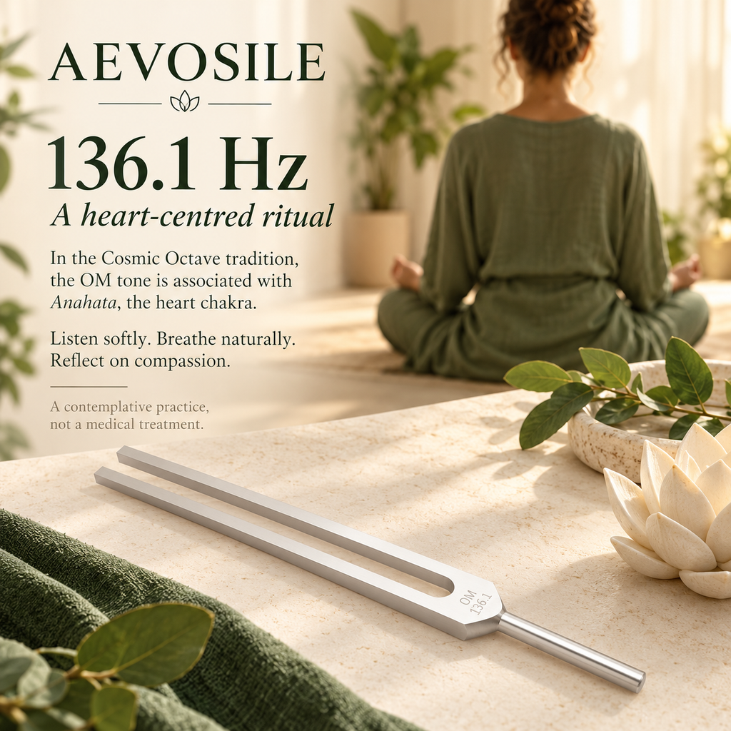 136.1 Hz OM Unweighted Tuning Fork