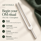 136.1 Hz OM Unweighted Tuning Fork